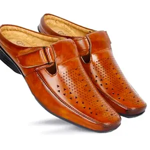 Royal Cruzz Bantu Tan Sandal For Men's