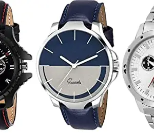 Acnos® Premium Special Super Quality Analog Watches Combo Look Like Handsome for Boys and Mens Pack of - 3(436-437-24)