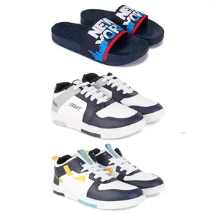 DRACKFOOT Men's Sports Shoes | Lightweight Stylish & Easy to Wear for Men'sGR-SPO-(3-Combo)-1587-1075-1074-8 Multicolor