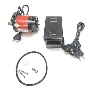 LOCUS® MINI SEWING MACHINE MOTOR (FULL COPPER WINDING) WITH SPEED CONTROLLER Red And Black Color Apex