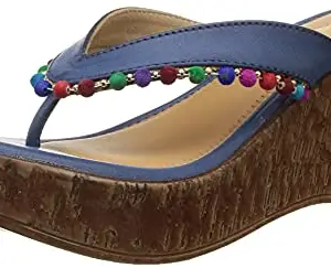 SOLE HEAD Women's 1 Blue Outdoor Sandals-7 UK (40 EU) (8 US) (352_1BLUE)