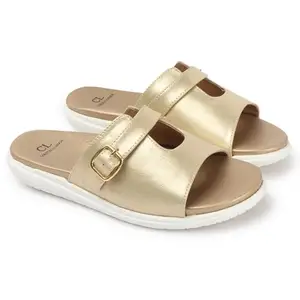 Carlton London Women Sandal,Gold,UK-6