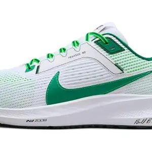 Nike Men's White/Malachite-Fir-Green Strike Running Shoes - 8 UK (9 US)