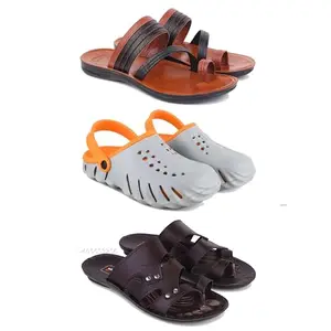 DRACKFOOT Men's Sandals | Lightweight Wear| Stylish & Easy to Wear For Men's GRT-SAN-(3-COMBO)-3151-3150-3125-7
