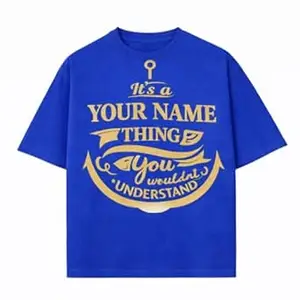 Crafted Signature Pure Cotton Graphic Print Round Neck Half Sleeves Regular Fit Unisex T-Shirt Featuring Viking Warrior Design “Never Underestimate The Power Your Name” _(02-TS-Anchor)