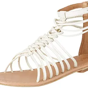 Tao Paris Women's White Fashion Sandals - 4 UK/India (36 EU)(17533004)