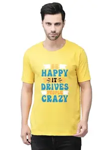 Men’s Workout T-Shirt - Moisture-Wicking Activewear for Gym & Sports Yellow