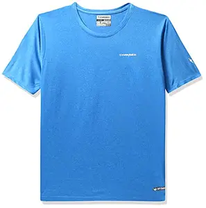 Charged Brisk-002 Melange Round Neck Sports T-Shirt Scuba Size Small