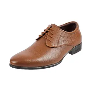 Metro Mens Leather Tan Formal Lace-up Shoes UK/9 EU/43 (19-5024)