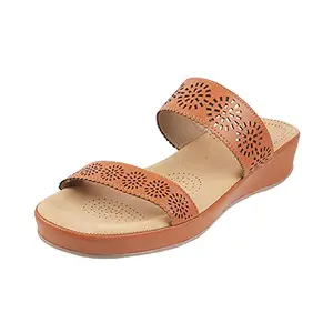 Mochi Womens Synthetic Tan Comfort (Size (8 UK (41 EU))