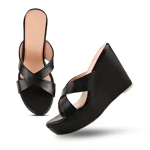 FROH FEET Casual Fancy & Stylish Solid Comfortable Sole Block Heel Sandal For Womens