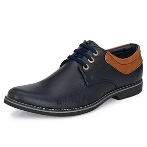 Centrino Formal Shoe for Men | Soft Cushioned Insole for All-Day Comfort | Stylish & Elegant Design | Perfect for Office, Business Casual & Formal Attire 8254-7_Navy_10