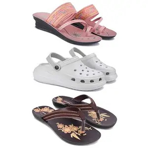 Women's Comfortable Sandal,Casual Lightweight Sandal for Everyday Wear | (Combo-3)-1950-OO5-O21-5-EURO-36