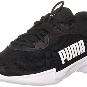 Puma Men's Jaro Fresh Black White Closed Shoe-9 Kids UK (19369201)
