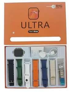 ultra smart watch 7 in 1 straps