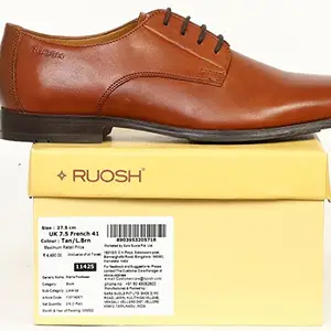 Ruosh Tan Derby Shoes