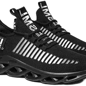 WHEZKAR Sunrise flip-Flop Canvas Shoe Black Color Shade-4size - 6 for Mens & Boys Sporty Fashionable useWHEZ-BLK4-6AP-37