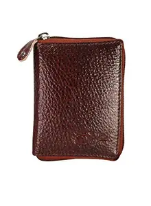 STYLE SHOES Genuine Leather Bombay Brown Card Holder||Card Case||Carry Cash for Men
