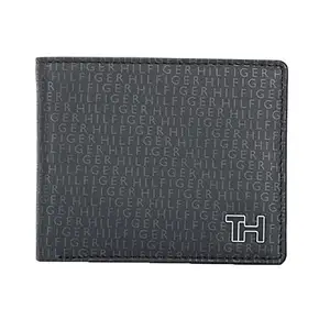 Tommy Hilfiger Cyril Mens Leather Global Coin Wallet Navy