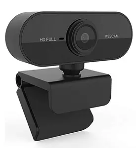 ENHANCE ENHANCE X1 Webcam with Microphone 1080P Full HD Web Camera, Plug and Play USB Streaming Camera for Video Calling Conference Recording Online Teaching, 110 Degrees Wide-Angle