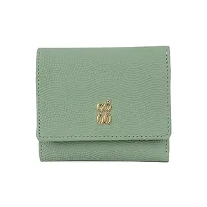 Baggit Women Green Wallet Xs Size | Ladies Stylish Purse Bag | Credit Card Money Holder