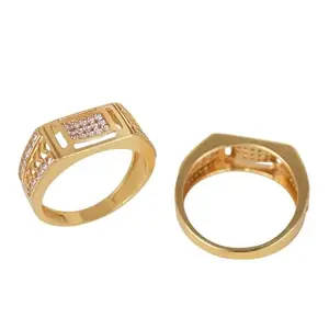 Stylish Men's Designer Ring Diamond Gold Ring For Men Ring/Gold Ring||JEWELRYRING-356-18