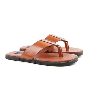 Carlton London Men's Brown Outdoor Sandals Tan Leather 8 UK (42 EU) (9 US) (CLM-1773)
