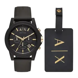 Armani Exchange Outerbanks Analog Black Dial Men's Watch - AX7105