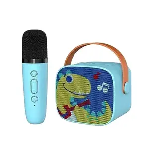 RAJESHWAR TOYS Karaoke Machine for Kids: Portable Bluetooth Speaker with Wireless Microphone