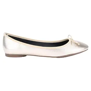 Tao Paris Women Gold Leather Fashion Sandals-8 Uk/India (40 Eu) (Jc-3697-865
