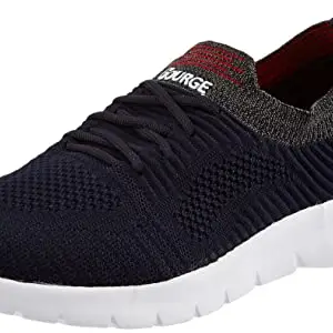 Bourge Men's Loire-z-130 Navy and Red Running Shoes-7 Kids UK (Loire-z-130-07)