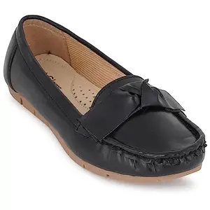 Get Glamr Women Loafers Black