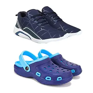 Bersache Sports Shoes for Men | Latest Stylish Sports Shoes for Men | Lace-Up Lightweight (Multicolor) Shoes for Running, Walking, Gym,Trekking and Hiking Shoes for Men Combo(RR)-3036-7030-9