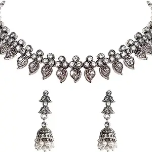 COSMO DUST Women Oxidised Earring & Necklace Set | | | CDN-137 |