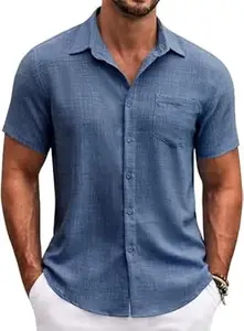 Lymio Men Shirt || Shirt for Man || Half Sleeve || Casual and Summer Style (Packs Also Available) (Resort-Slub)