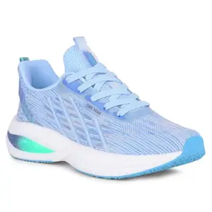 Calcetto Men's CLT-1008 Blue Sports Shoes | Comfortable & Breathable with Foam Insole | Slip-Resistant Lace-Up Footwear