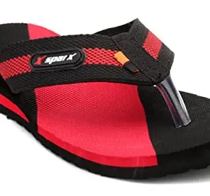 SPARX Men SFG-14 Black Red Flip Flops (Size - 8)