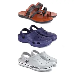 DRACKFOOT Men's Sandals | Lightweight Wear| Stylish & Easy to Wear For Men's GR-SAN-(3-COMBO)-3151-3121-3067-9