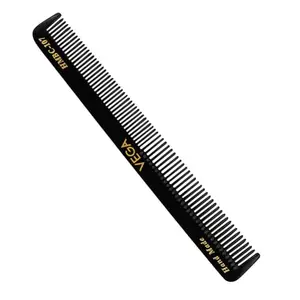 Vega Slim General Grooming Hair Comb, (India's No.1* Hair Comb Brand)For Men and Women Black,Handmade, (HMBC-107)
