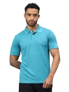 Vector X VTD-050 Mens Polo Neck T-Shirt (Teal, XL)
