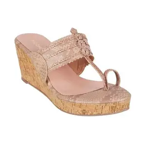 Mochi Women Ethnic Synthetic Sandals UK/5 EU/38 (34-30)