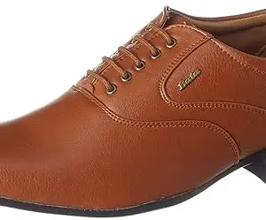 Bata Bloom E Mens Formal Lace-Up Shoes in TAN Size- 7