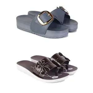sandal for Women's,slip-ons,quality casaul sandals for Women's GRP-SAN-(2-COMBO)-1998-1987-5-EURO-36