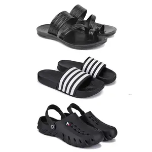 DRACKFOOT Men's Sandals | Lightweight Wear| Stylish & Easy to Wear For Men'S GRT-SAN-(COMBO-3)-3152-3024-3144-6