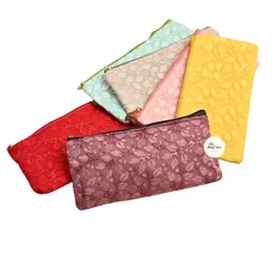 FeelOrna Handmade Embroidered Multipurpose Pouch(Pack of 5)