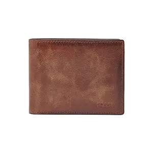Fossil Men Bifold with Flip Id