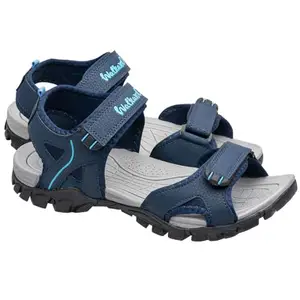 WALKAROO WC4335 Mens Casual Wear and Regular use Sandals - Blue