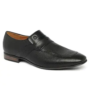 Ruosh The Mattia Men Black Formal Slip-on