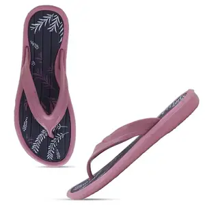 Pampy Angel Combo Pack of 2 Slipper/Flip Flops/Slides/Clogs/Sandals for Women,(V-Sflower-Peach,Kitty-Black),39 (Euro)