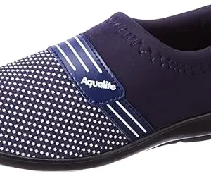 Aqualite Women PB-205 Belly, Black/Blue, 4 UK/India
